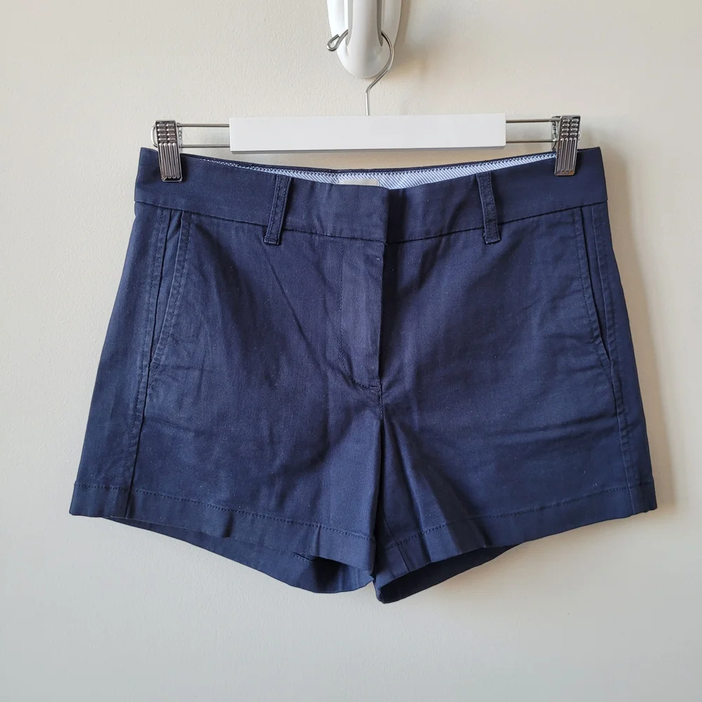 J. Crew Women's Shorts Collection of 4 - Light Pink, Blue, Gray, Pink Size 4
